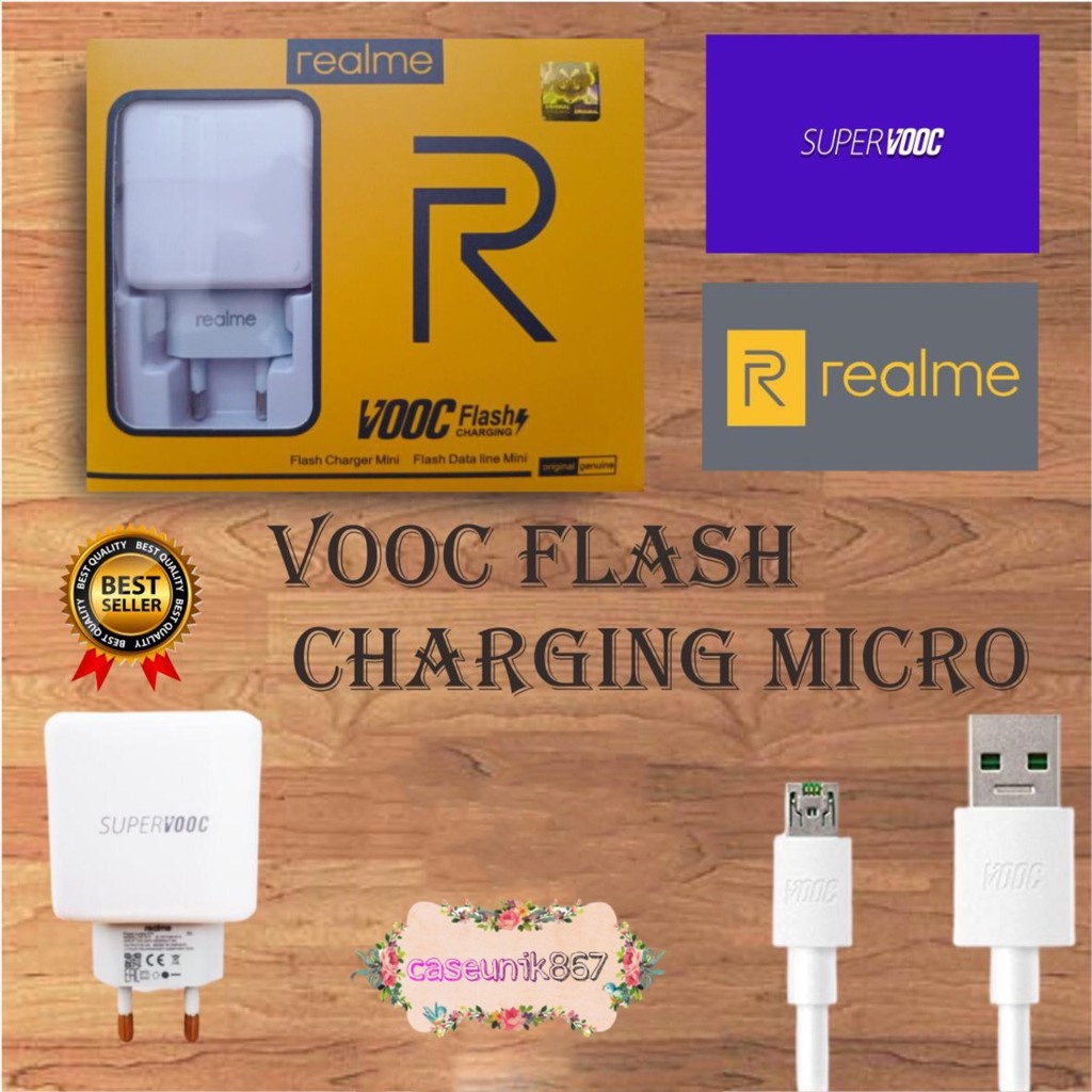 BM055 Charger Cashan Casan Realme Super Vooc Fast Charging micro usb realme c2 c3 c1 5 5i 5pro 2 3 pro