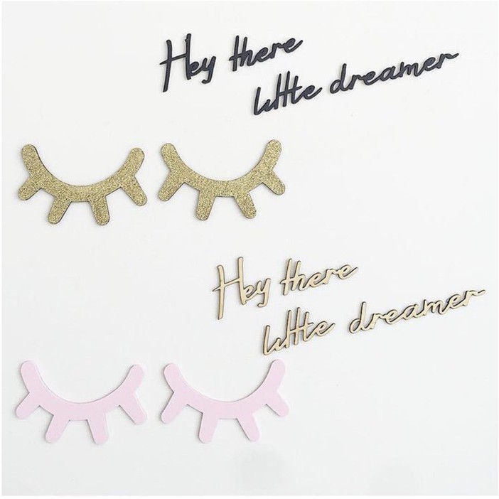 Unik Hiasan Dinding Wall Decor Eyelash Murah