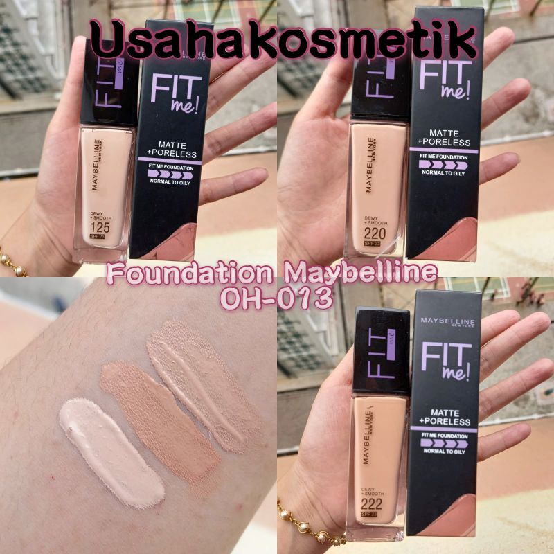 ECER!! FOUNDATION MAYBELLINE SUPER STAY/DREAM LIQUID/MATTE PORELLES NO. OH 011/012/013