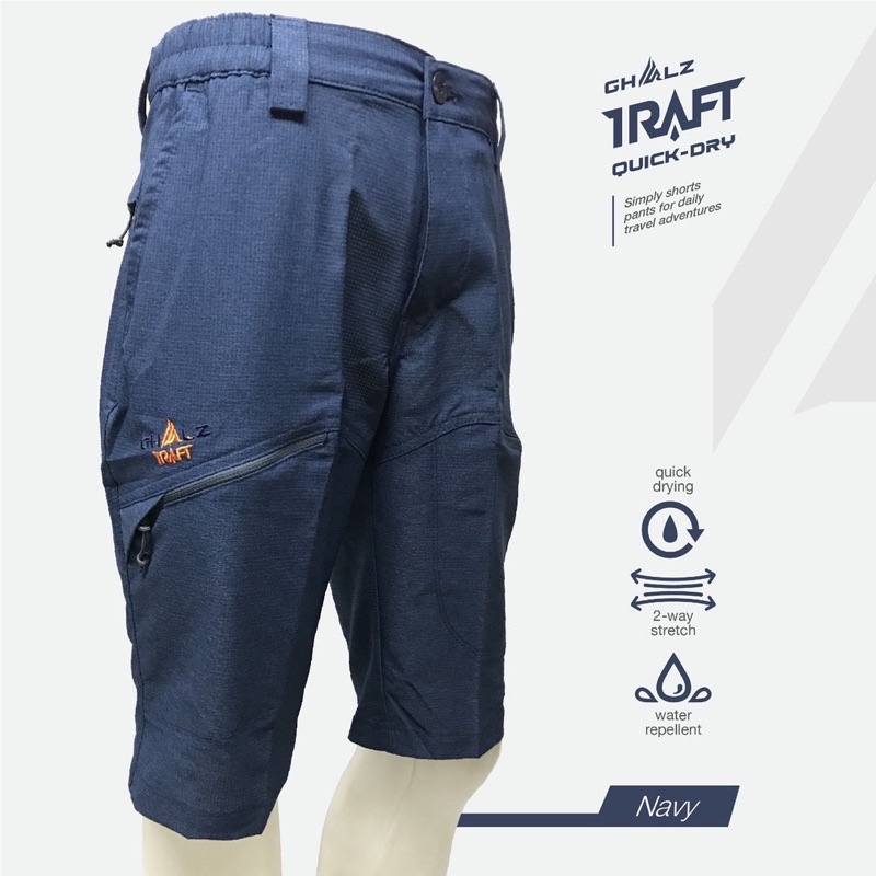 Celana Pendek rafting - 1RAFT ghalz , Celana 3/4 Ghalz, running, sepeda, gym. 3/4 Outdoor, Celana Sa