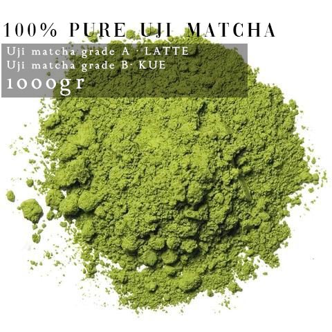100% PURE UJI MATCHA JAPAN - premium matcha bubuk - 1KG