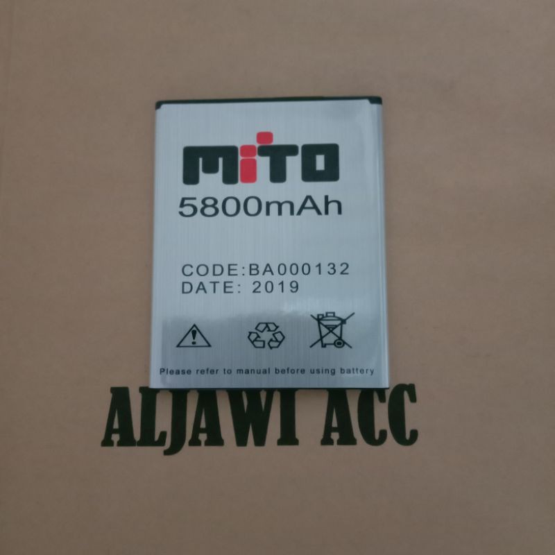 Batre Baterai Batere Mito A880/A990 BA000132 Original Battery Handphone