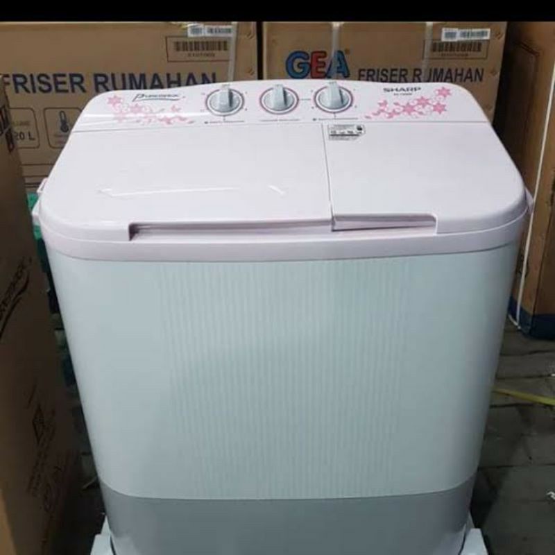 mesin cuci sharp 2 tabung 9kg 90mw (khusus bandung)