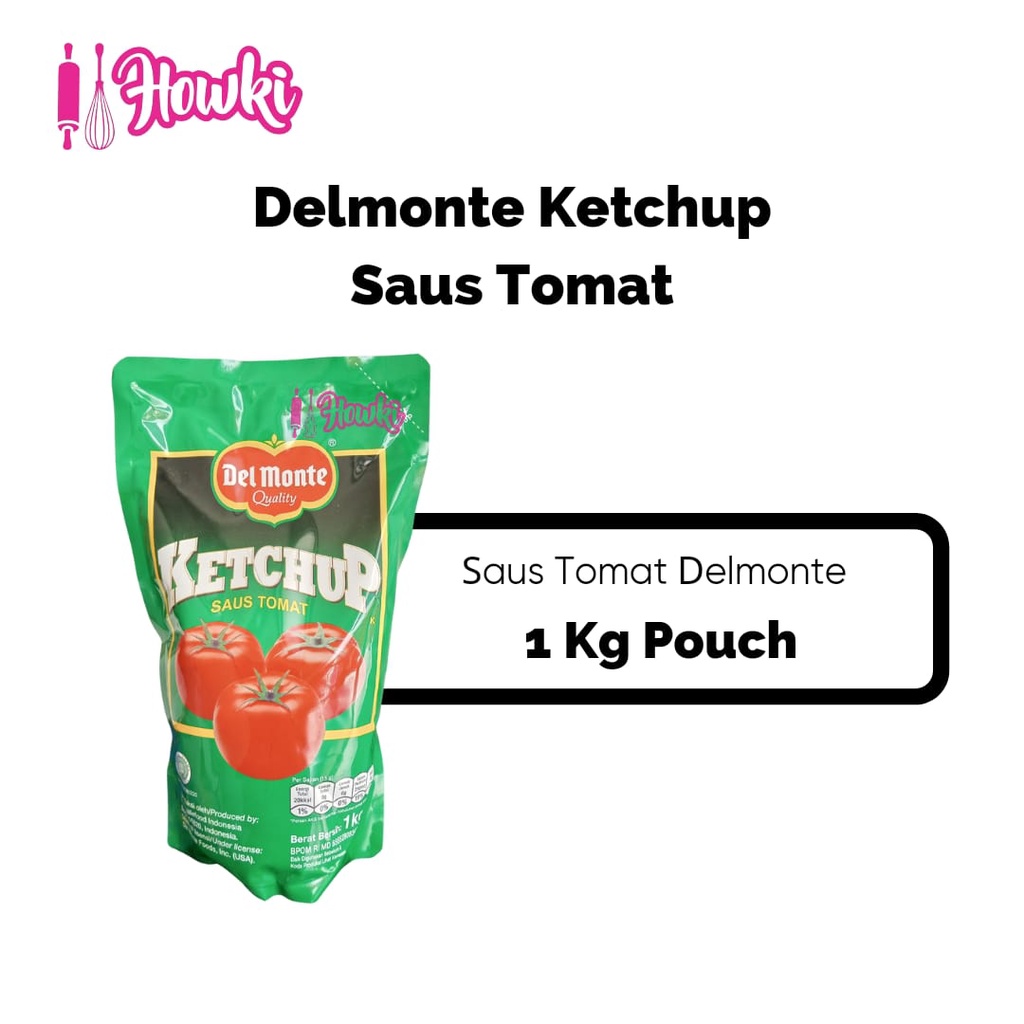 

Delmonte Ketchup Saus Tomat Pouch 1kg