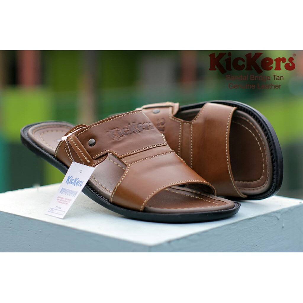 Sendal Pria Slide Goodnes Urban Bahan Kulit Santai Nyaman Sendal Pria Slide Goodnes Urban Bahan Kulit Santai Nyaman