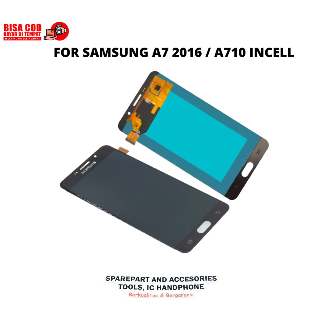 LCD TOUCHSCREEN SAMSUNG GALAXY A7 2016 A710 A710F KUALITAS