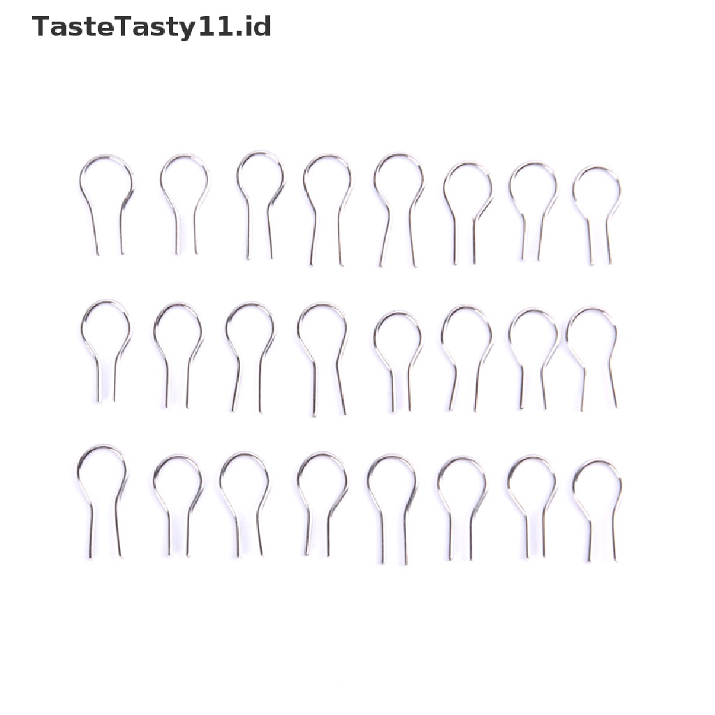 【TasteTasty】 100pcs High Temperature Resistance Tungsten Wire Hanging Firing Hook Jump Rings .