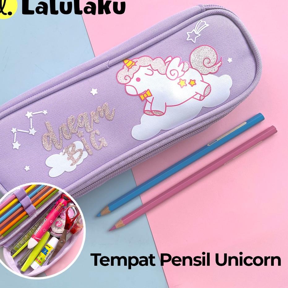 

Tempat Pensil JS6523 Unicorn Kotak Pensil Lucu Karakter Anak Perempuan ホ