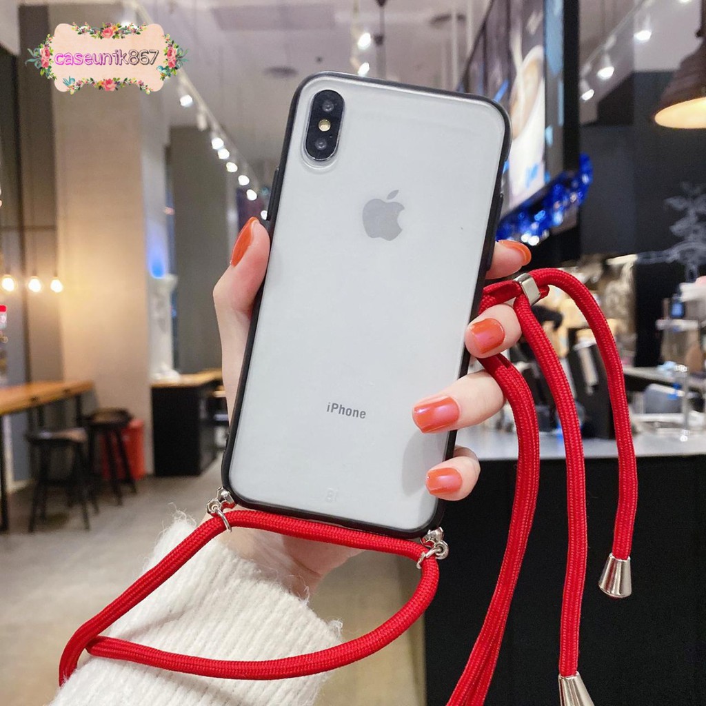 softcase slingcase lanyard fuze xiaomi redmi 9 9A 9C 9T  POCOPHONE X3 PRO M3 CS2093