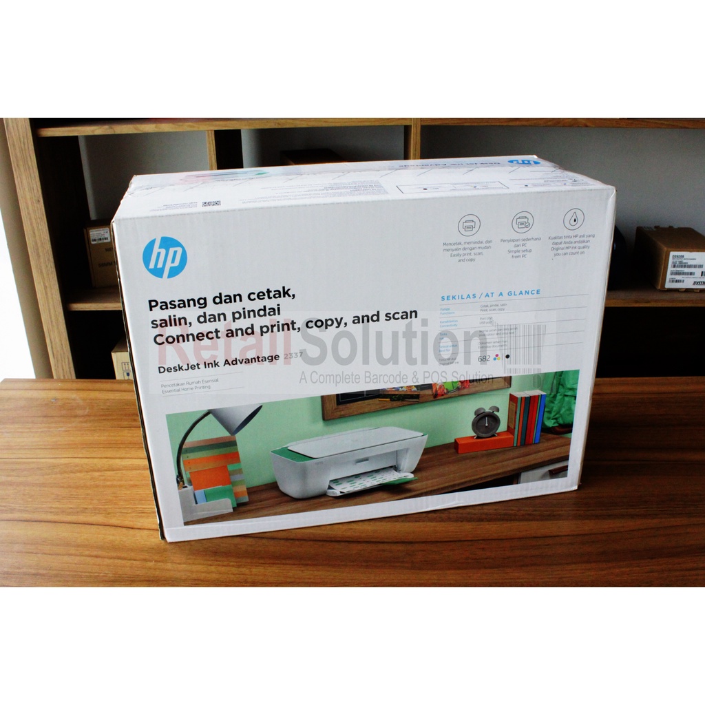 Printer HP Deskjet 2337 DJ2337 - Print Scan Copy USB Garansi Resmi HP