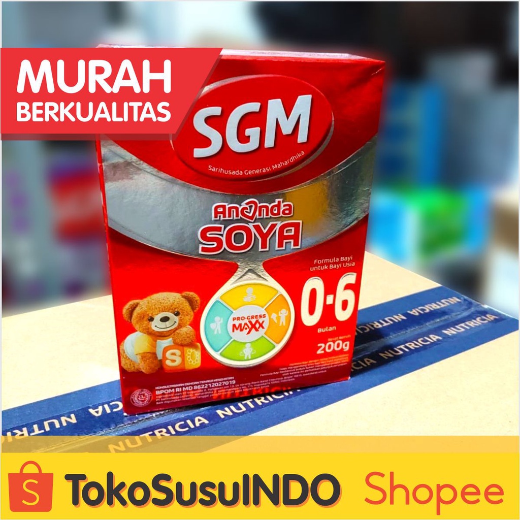 SGM Ananda Soya (Isopro Soy) - Susu Formula Bayi 0-6 Bulan 200 gram
