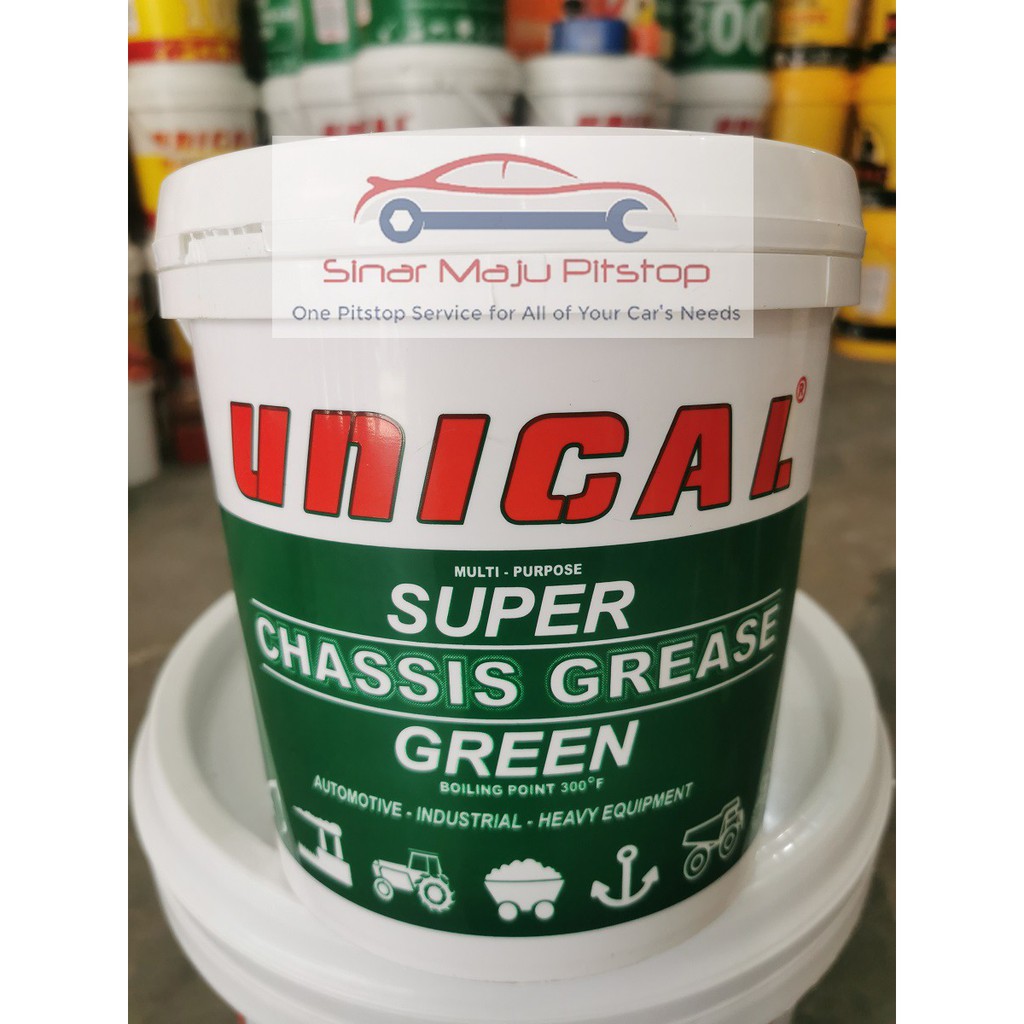 UNICAL SUPER CHASSIS GREASE HIJAU 3 KG - Gemuk Pelumas Stempet Sasis & Mesin & Bearing Original