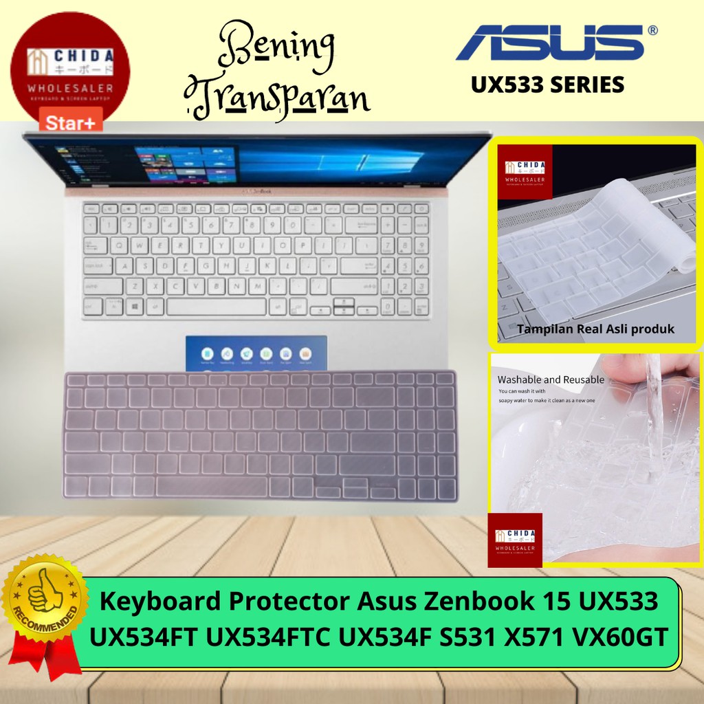 Keyboard Protector ASUS ZENBOOK 15 UX533 UX534FT UX534FTC UX534F S531 X571 VX60GT
