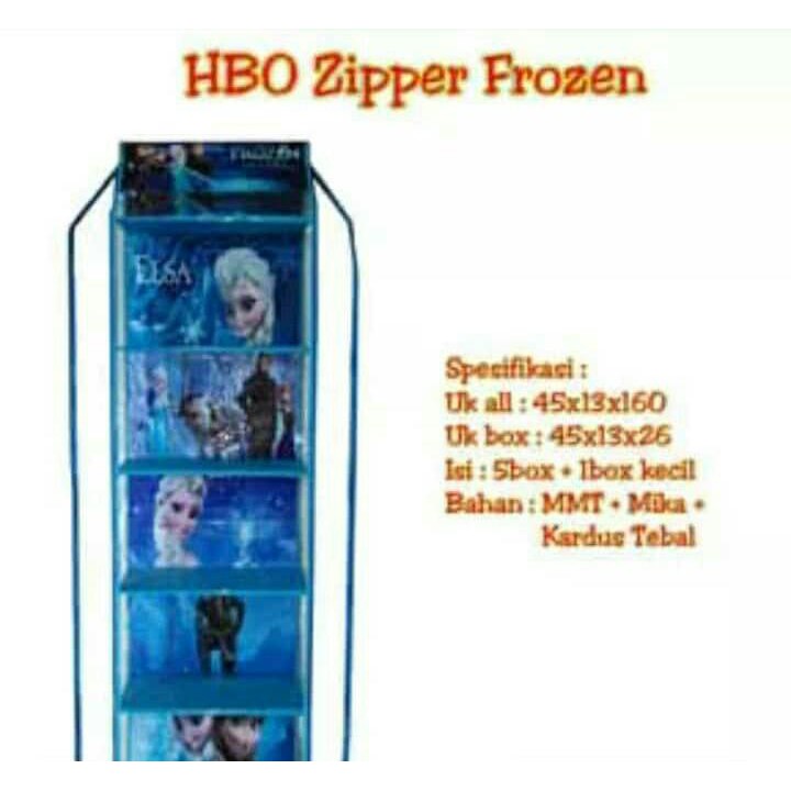 Rak Tas Gantung HBO FROZEN dengan resleting