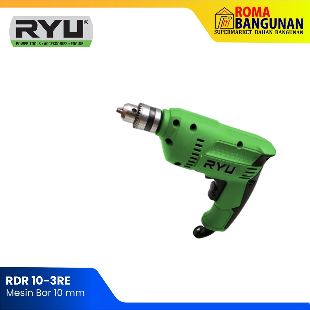 Ryu Mesin Bor Listrik Bor Listrik RDR 10-3 RE 10MM