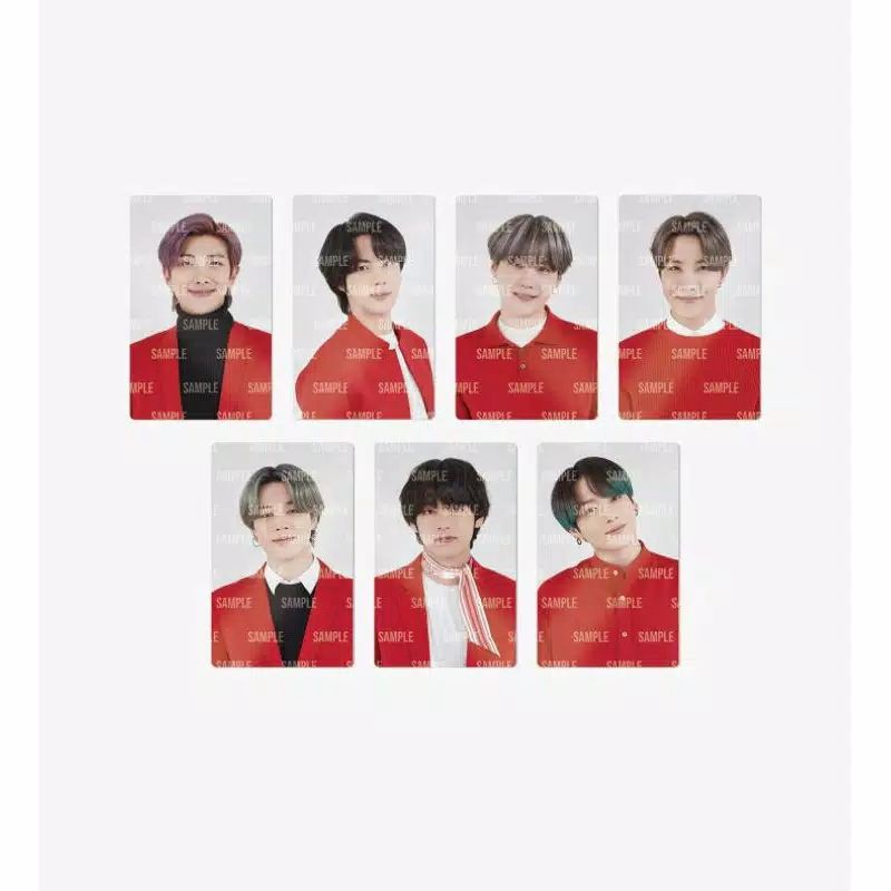 ready photocard bts mots one card ticket