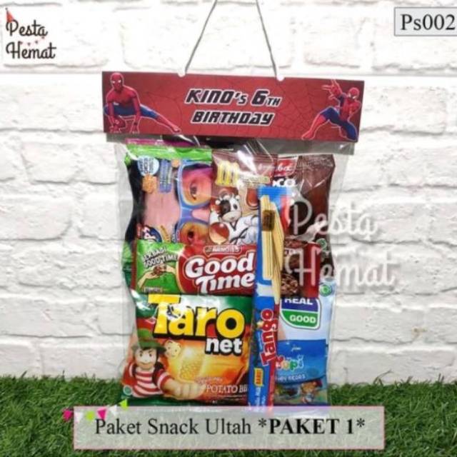 

Bingkisan Snack Ulang Tahun Anak