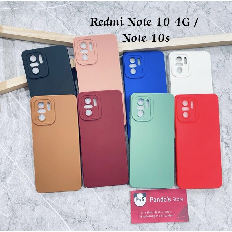 Softcase Pro Camera Redmi Note 10, Note 10s Candy Case Full Color 3D Silikon TPU