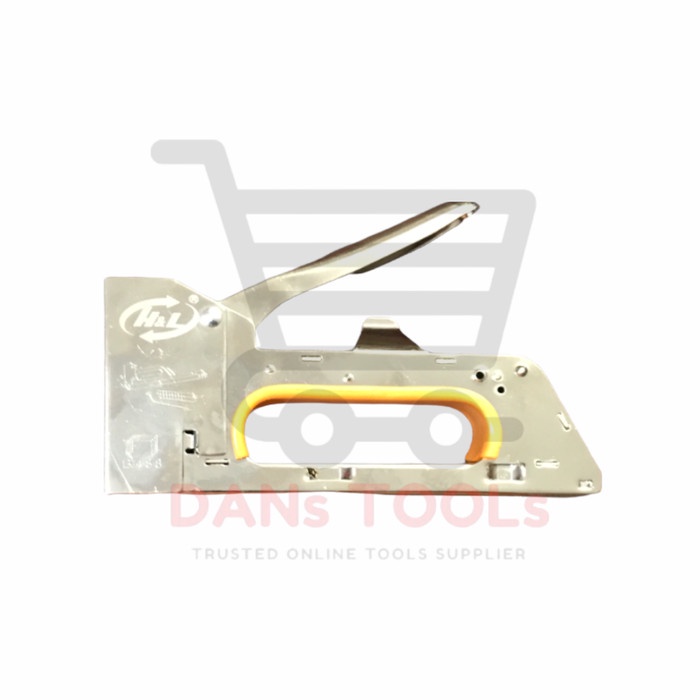 Staple Gun Chrome - Gun Tacker - Stapler - Staples Manual - Hekter