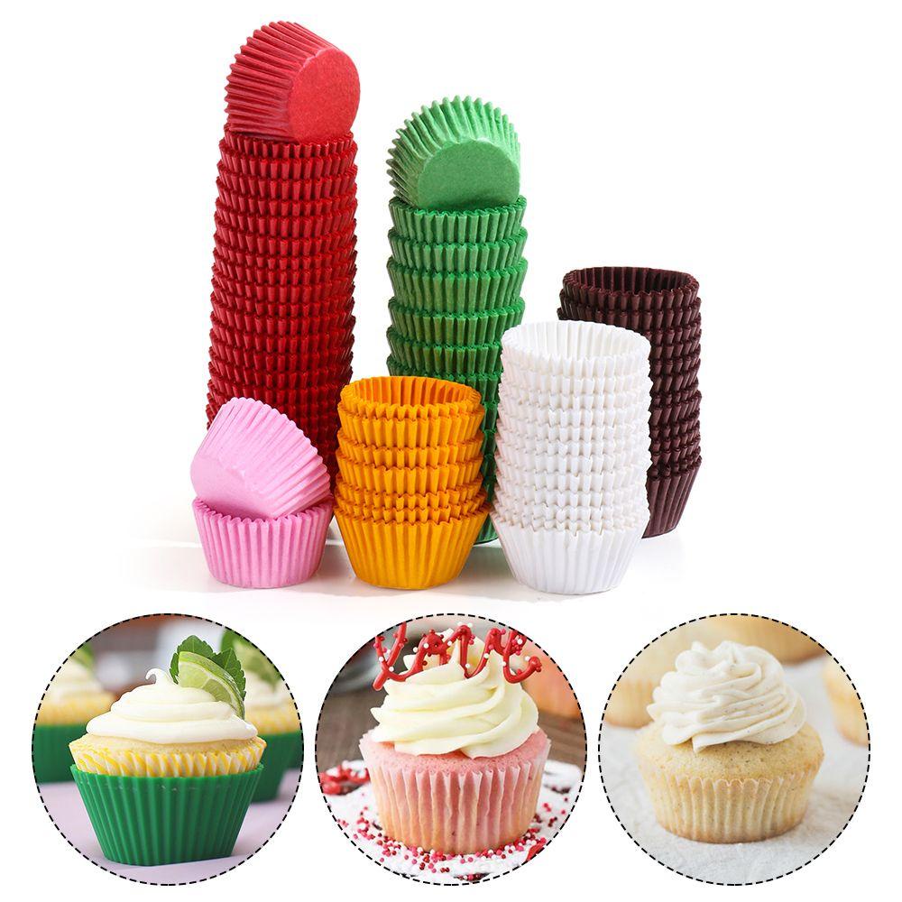 500 / 1000PCS Kertas Pembungkus Cupcake DIY Untuk Perlengkapan Pesta