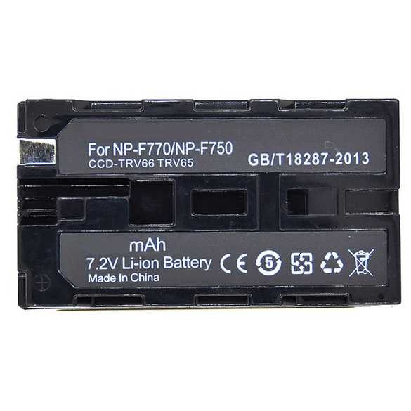 Baterai Kamera NP-F770 NP-F750 for Sony NP-F550 NP-F770 NP-F750