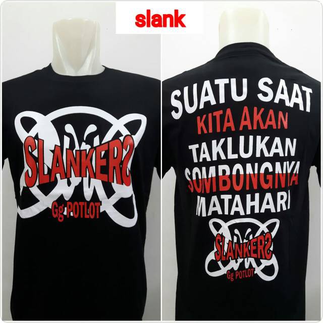 Kaos distro baju tshirt  slank potlot