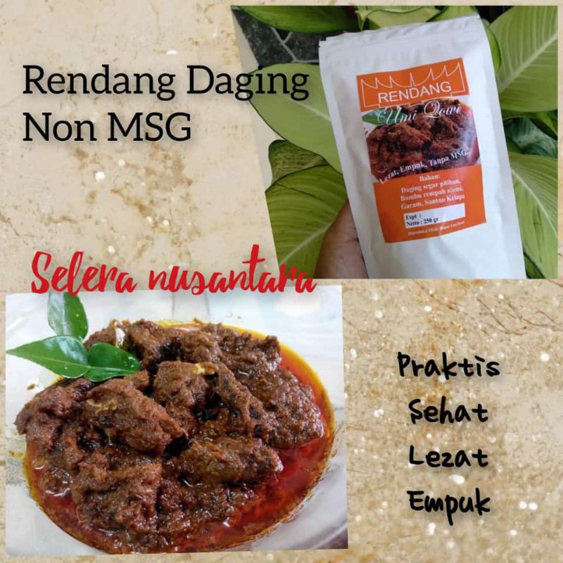 

rendang umi Qowi 250 gram