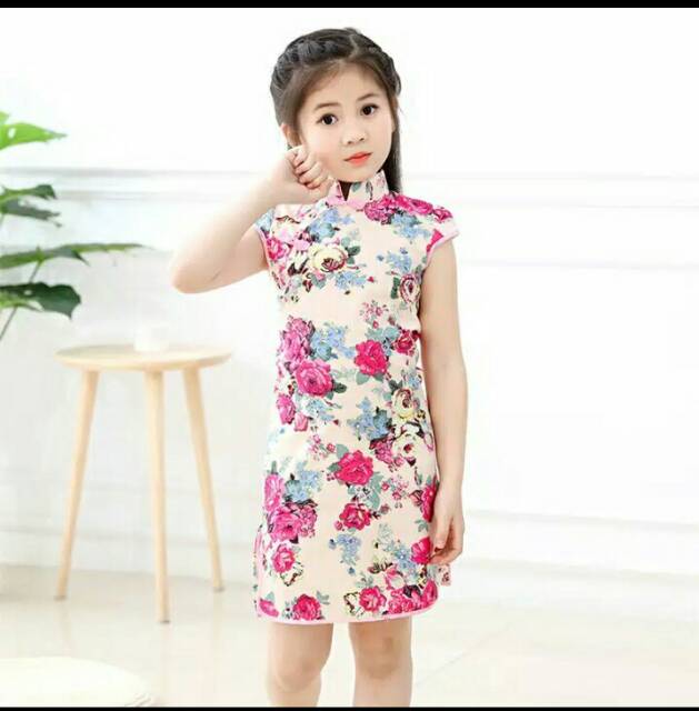 Dress cheongsam china imlek cewek