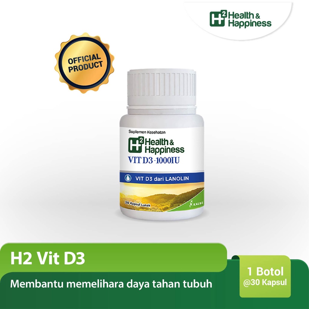 H2 Vitamin D3 1000 IU - Memenuhi Kebutuhan Vitamin D