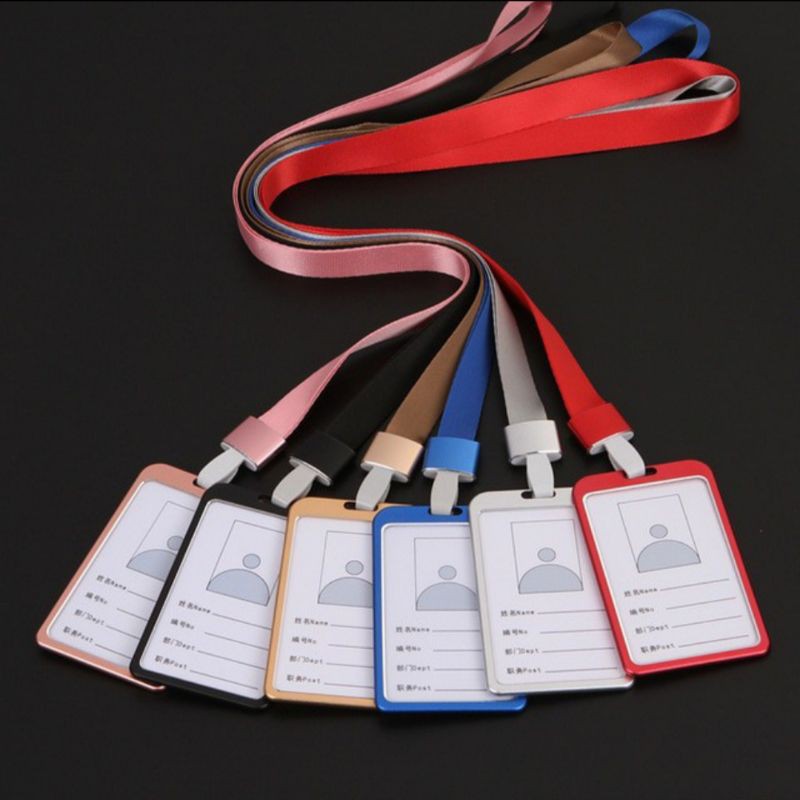 

Tempat ID Card Metal + Tali