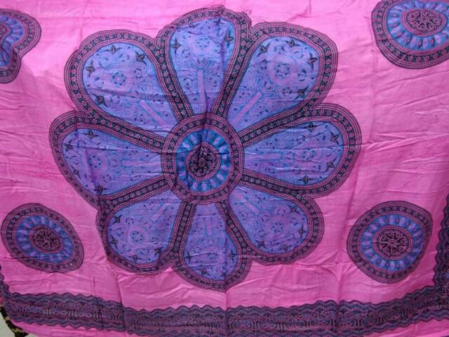 OBRAL MURAH Kain Pantai Bali Motif Mandala Warna Random