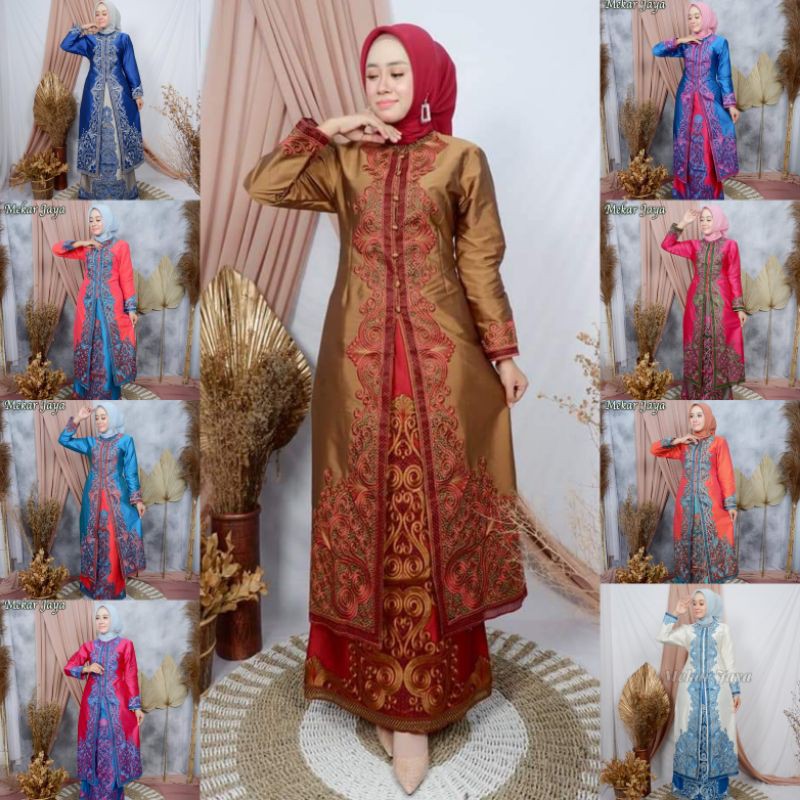 KEBAYA ORIGINAL//SET KEBAYA KUPU KUPU//Kode MK