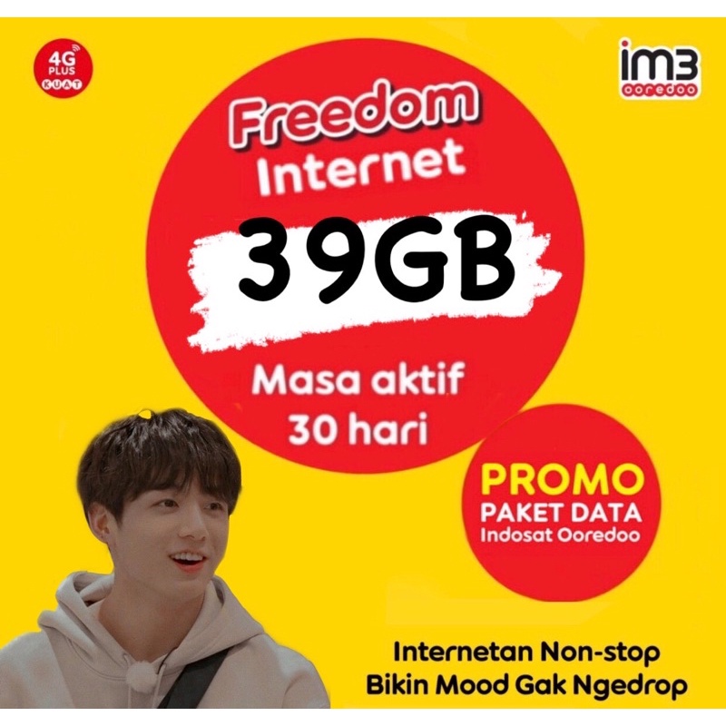 Indosat Freedom Internet 39Gb (BACA DESKRIPSI PRODUK, NOMOR TULIS DICHAT)