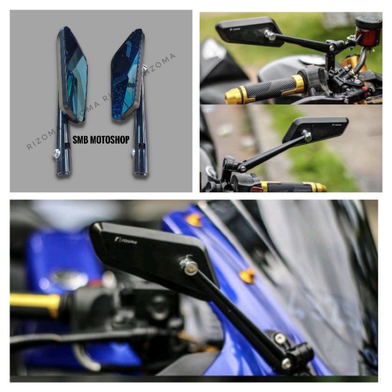 Spion Circuit Kaca Spion Sirkuit Rizoma Original Nmax Aerox Pcx R15 V2 V3 V4 Ninja 250 fi
