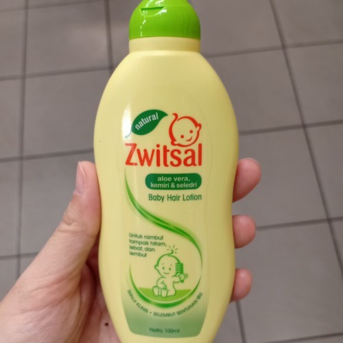 Zwitsal Hair Lotion 100ml Minyak Rambut Bayi Kemiri &amp; Aloe Vera ORIGINAL-BPOM