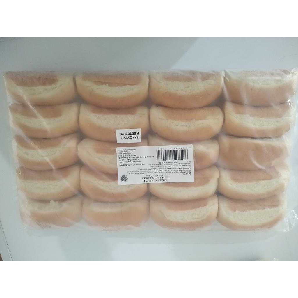 

Bernardi Mini Plain Rolls Hot Dog 20pcs 560gr