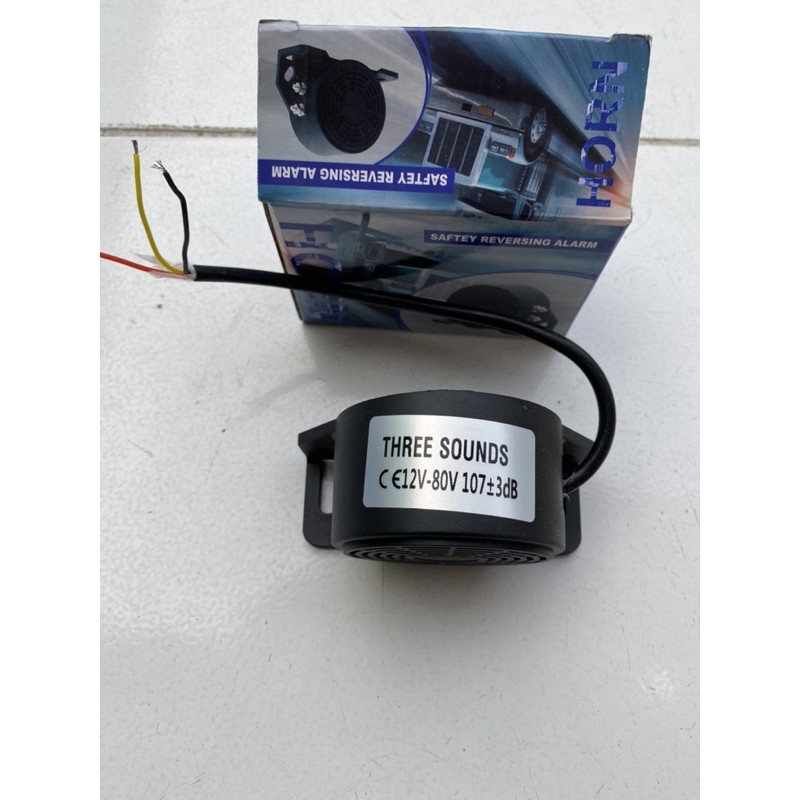 Backup Alarm 3 Suara 12 - 24 Volt Model kecil