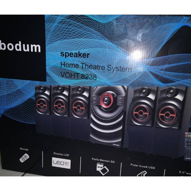 Bodum Speaker Home Theatre Shopee Indonesia