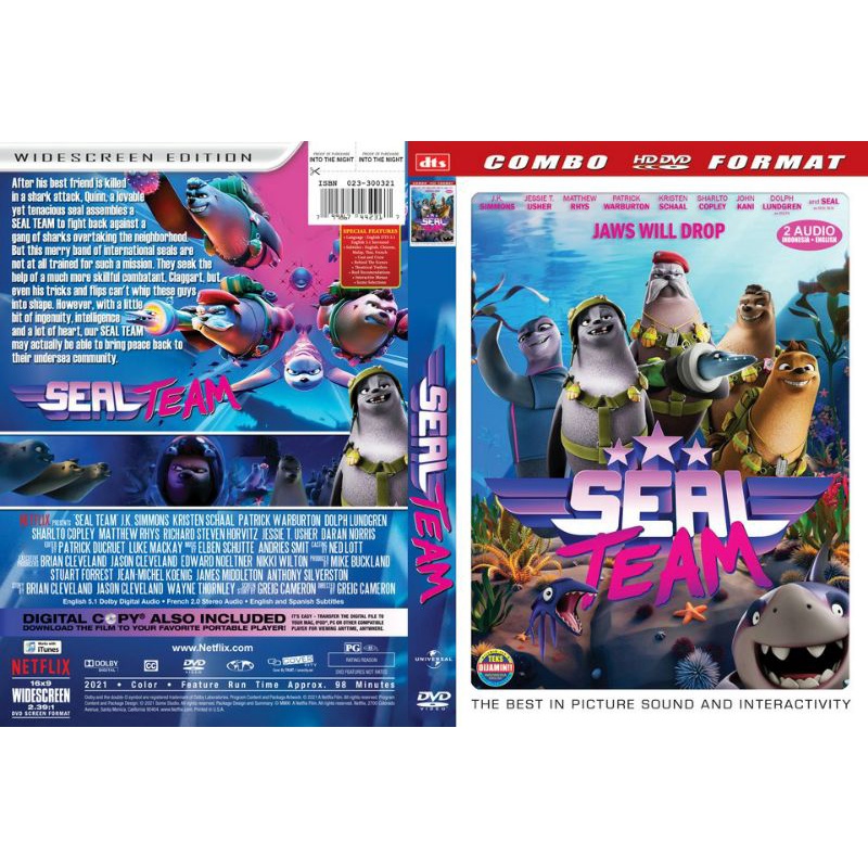 Kaset film kartun animasi : SEAL TEAM