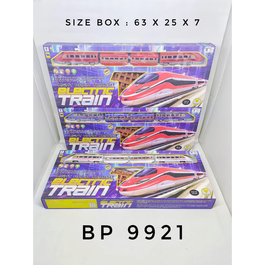 MAINAN KERETA API ELECTRIC TRAIN TRACK SET KODE BP9921