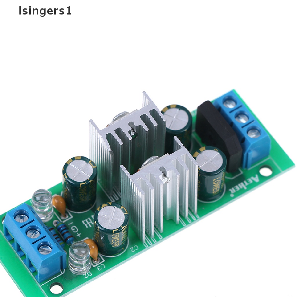 (lsingers1) Lm7815 + LM7915 Modul power supply regulator Tegangan Ganda 15V