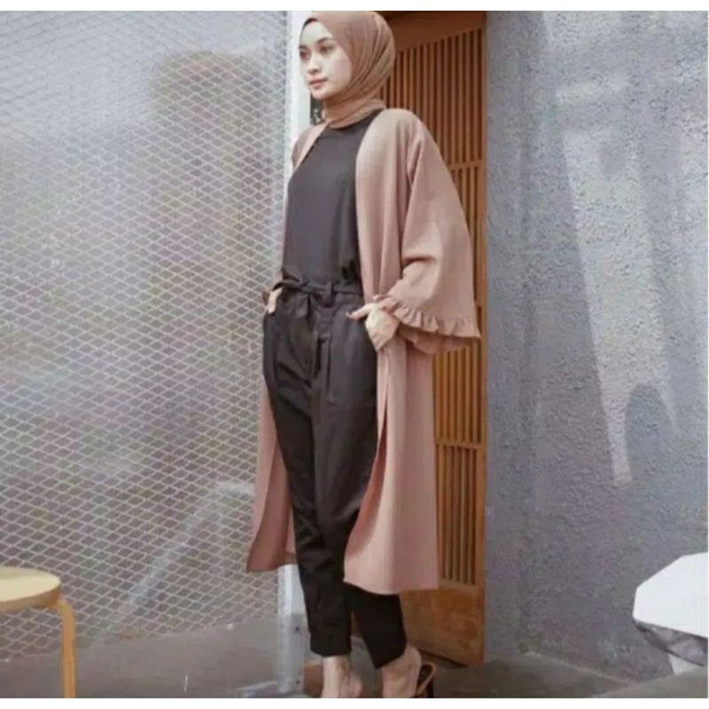 YURA LONG CARDI / LONG OUTER /  OUTER POLOS / CARDI POLOS