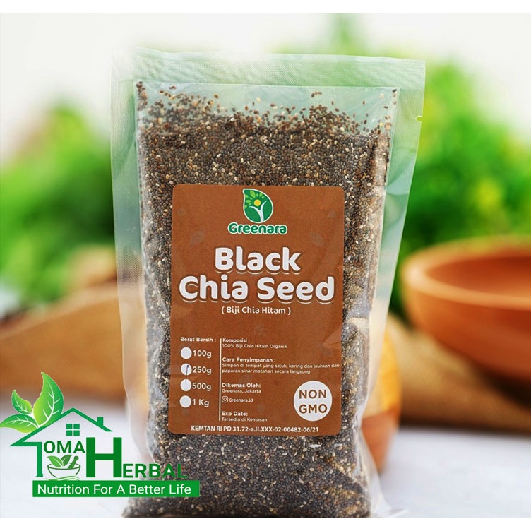 

CIA SEED / Black Chia Seed 100 Gr/ BAHAN JSR ORGANIK 100% PREMIUM QUALITY