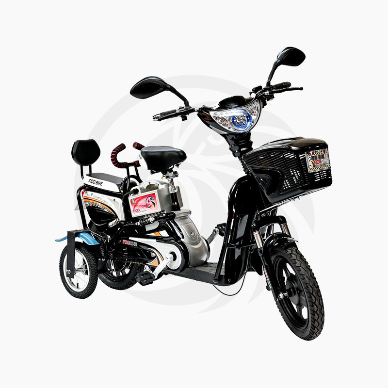 Sepeda Listrik INDOBIKE Roda 4 Hitam