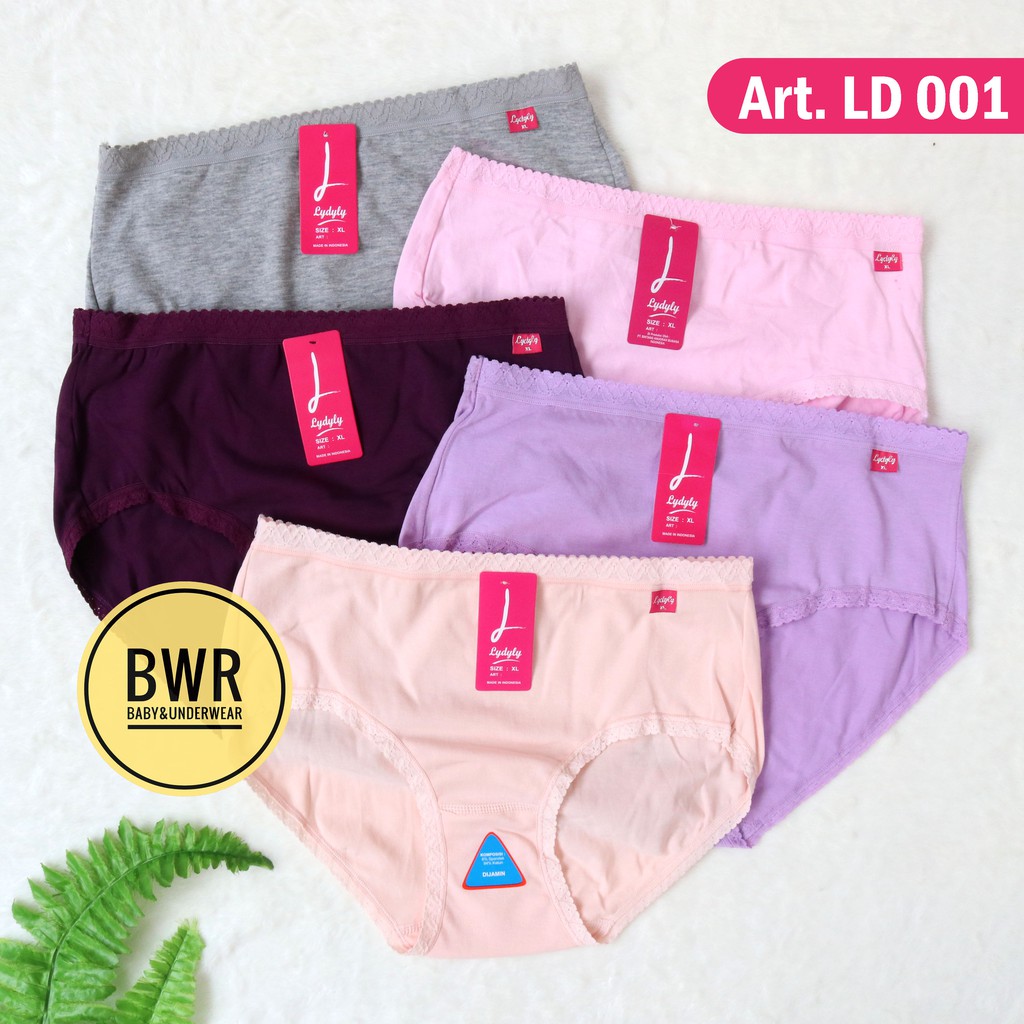 CD Lydyly Art. LD 001 Renda | Celana Dalam Wanita Karet Renda | Cd Lydyly LD001 - Bwr VI