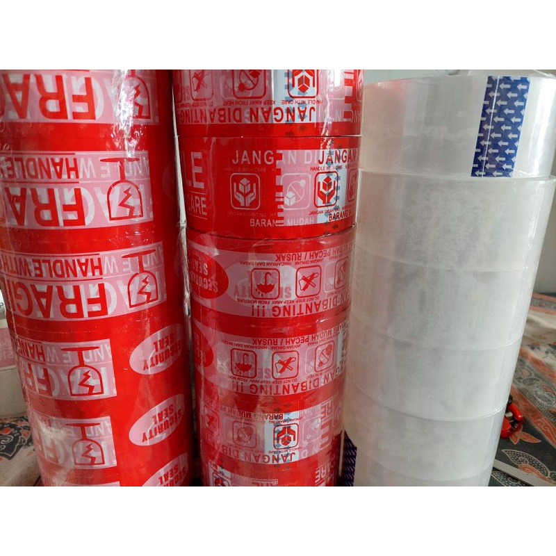 

LAKBAN FRAGILE MERAH 48MM X 100YARD NEW