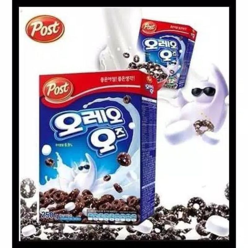 NON HALAL OREO O's POST CEREAL WITH MARSMALLOW 250gr