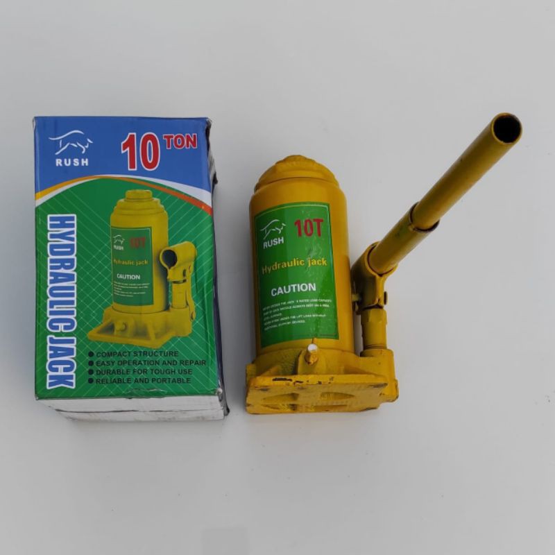 DONGKRAK BOTOL 10 TON / DONGKRAK MOBIL RUSH
