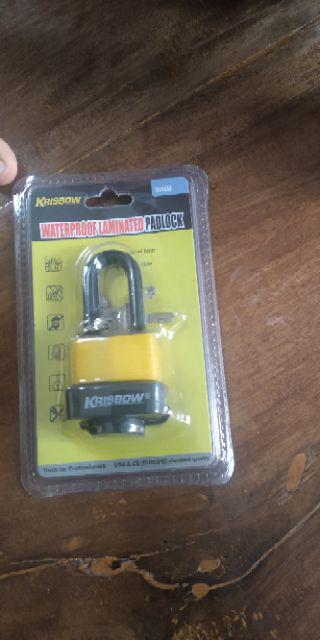 Krisbow Gembok Waterproff Long Beam 30 Mm - Gembok Tahan Air 30 Mm