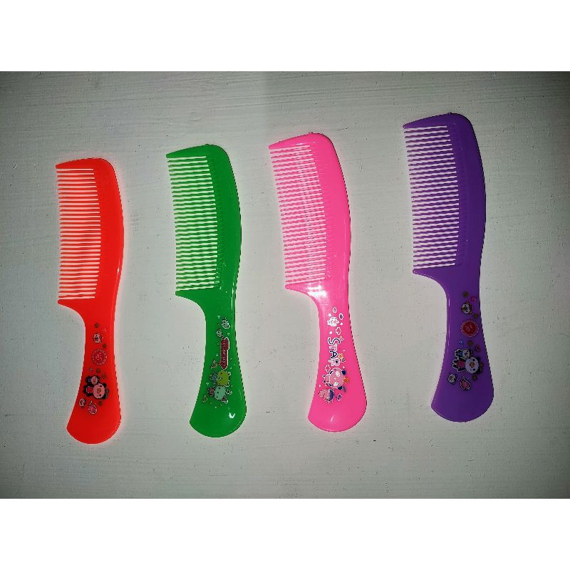 Sisir Rambut Motif GARIS / Sisir Gagang / Sisir Murah Meriah (Pcs)